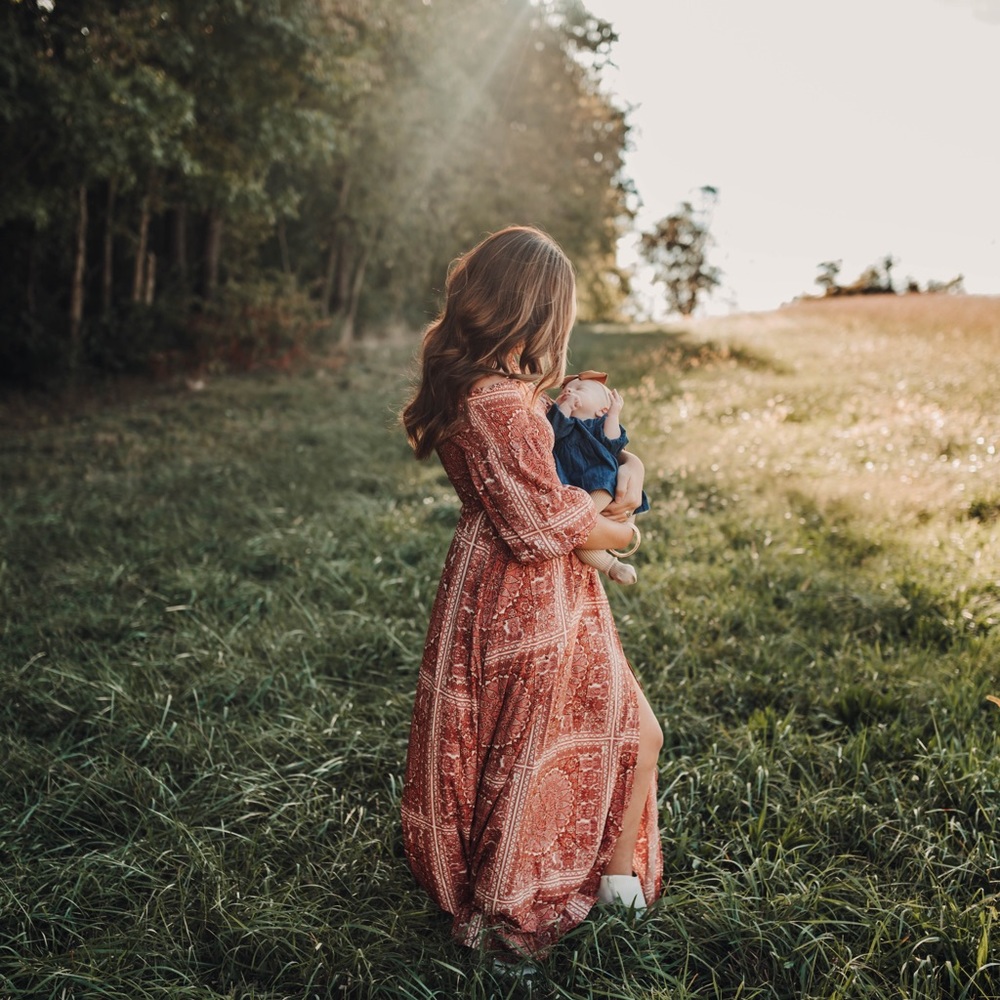 Pink Lilly Off the Shoulder Maxi Dress